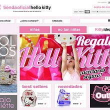 Tienda Oficial Hello Kitty. Design project by La Teva Web Diseño Web - 02.05.2013