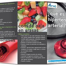 Folleto Hipertensión Arterial. Design, and Advertising project by Alana García Ortega - 02.11.2013
