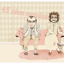 46 años casados!. Traditional illustration project by Cecilia Sánchez - 02.13.2013