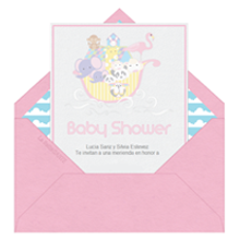 Invitaciones de Baby Shower. Un progetto di Design e Illustrazione tradizionale di Invitaciones y tarjetas virtuales - 14.02.2013