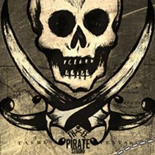 THEE PIRATE STUDIO | tour poster. Un proyecto de Diseño, Ilustración tradicional y Publicidad de alejandro escrich - 15.02.2013