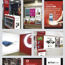 Retail & Trade Marketing - Vodafone. Design project by Jose Luis Pulido - 02.18.2013