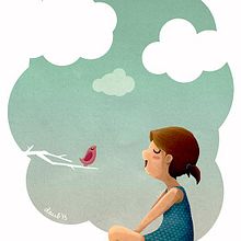 Me lo dijo un pajarito. Traditional illustration project by doub - 02.19.2013
