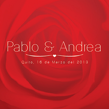 Boda Pablo & Andrea. Un progetto di Design di Daniela López Sánchez - 20.02.2013