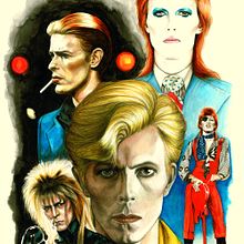 David Bowie . Un progetto di Illustrazione tradizionale di jan_serra - 02.03.2013