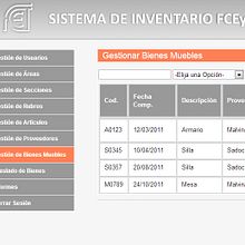 Sistema de Inventario FCEyT. Programming, Design & IT project by Ana Sisnero y Silvina Herrera - 03.07.2013