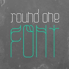 Roun done font. Un progetto di Design di Baimu Studio - 12.03.2013