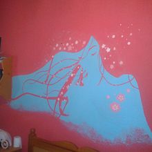Diseño y pintado en pared - Japonesa. Design e Ilustração tradicional projeto de Stella Gráfica - 13.03.2013