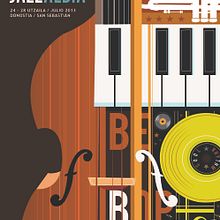 Donostiako Bebop. Un progetto di Musica, Pubblicità, UX / UI, Design e Illustrazione tradizionale di Citizen Vector - 14.03.2013