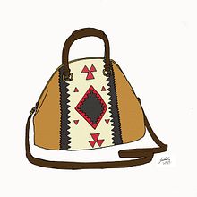 Kilim. Design, and Traditional illustration project by Gabriela Núñez Iglesias - 03.18.2013