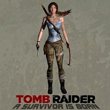Lara Croft ( Tomb Raider ). Un proyecto de 3D y Diseño de Estela Villa - 22.03.2013