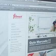 web comercial felman. Programming, and Design project by Chary Esteve Vargas - 03.24.2013