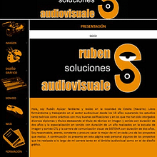 Rubens soluciones audiovisuales. Design project by Rubén Ayúcar Tardienta - 03.28.2013