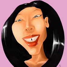 Lyza Caricature. Traditional illustration project by Ruben Gonzalez Torralbo - 04.01.2013