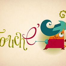 Touch'e. Design, and Traditional illustration project by Alina Cazesova - 04.16.2013