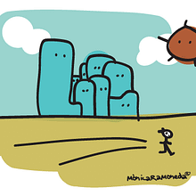 la ciudad de los edificios miradores. Design, and Traditional illustration project by mònica ramoneda aiguadé - 04.17.2013