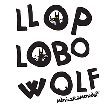 lobo wolf. Design, and Traditional illustration project by mònica ramoneda aiguadé - 04.17.2013