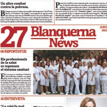 Rediseño revista Blanquerna. Advertising, Photograph, Traditional illustration, and Design project by Gerard Benito Pardo - 04.19.2013
