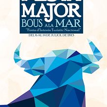 Propuesta de Cartel anunciador de la Fiesta Major en honor de la Santísima Sangre. Traditional illustration project by Cristina Ygarza - 04.23.2013