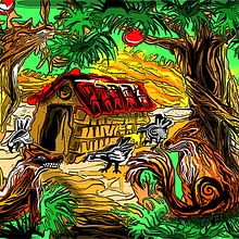 La granja. Traditional illustration project by Victor Manuel Lozano Lázaro - 04.24.2013