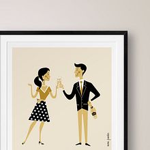 Happy New Year!. Traditional illustration, and Design project by Menú familiar - 04.24.2013