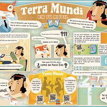 Mantel terramundi. Traditional illustration, and Design project by Margarito Estudio - 04.26.2013