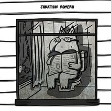 Una vida de perros. Traditional illustration project by Jonathan Romero Ruiz - 04.26.2013