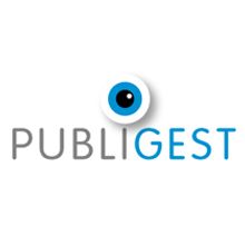 Logo Publigest. Design project by Kike Fernández - 04.27.2013