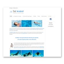 web bewater. Advertising, Programming, and Design project by Kike Fernández - 04.27.2013