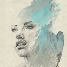 Metamorfosbird, Martín Pescador.. Traditional illustration, and Design project by Belén Moreno - 05.01.2013