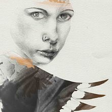 Metamorfosbird, Abubilla.. Traditional illustration, and Design project by Belén Moreno - 05.01.2013