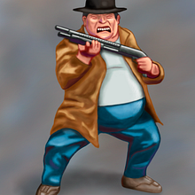 Ilustración 2d. Design, Advertising, and Traditional illustration project by Christian Nuñez Gonçalves - 05.03.2013