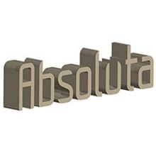 Absoluta Font / Tipografía. Design, T, and pograph project by Vicente Gómez Alfonso - 05.07.2013