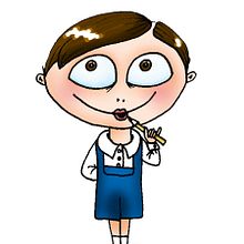 El niño que quería dibujar. Un proyecto de Ilustración tradicional de Javier de la Fuente Montenegro - 23.05.2013