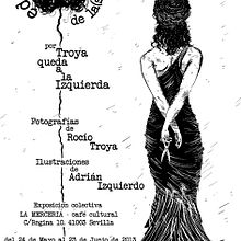 Cartel Exposición "Las Edades de la(s) Vida(s)". Un proyecto de Ilustración tradicional, Fotografía y Publicidad de Adrián Izquierdo - 28.05.2013
