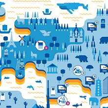BBVA infographics. Un proyecto de Ilustración tradicional y Publicidad de relajaelcoco - 28.05.2013