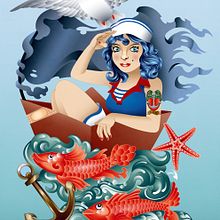 sailing. Un progetto di Design e Illustrazione tradizionale di Jose Luis Oliver Campoy - 03.06.2013