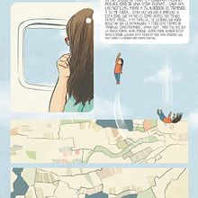 Aquí o Allí. Cuento de un posible exilio. Traditional illustration project by María Castelló Solbes - 06.04.2013