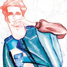 Men Fashion Design - Fragmentos. Design, and Traditional illustration project by Irene Cruz - 02.07.2015