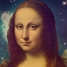 Mona Lisa's Galaxy. Photograph, and Traditional illustration project by Alejo Malia - 06.05.2013