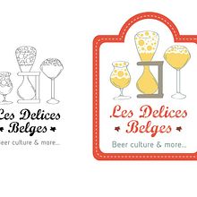 Les Delices Belges. Design, and Traditional illustration project by Patricia Fornos - 06.06.2013