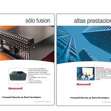 Piezas publicitarias para la empresa Honeywell Security. Un projet de Publicité de María Belén Moreno Iglesias - 07.06.2013