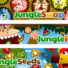 Serie Jungle (Facebook). Un progetto di Motion graphics, Informatica e Illustrazione tradizionale di Xavi Ramiro - 11.06.2013