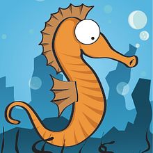 Caballito de mar. Traditional illustration project by Jose Alberto Ronchas Medina - 06.10.2013