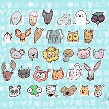 The funny animals. Een project van  Ontwerp y Traditionele illustratie van María Flores de Rus - 10.06.2013