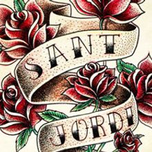 Sant Jordi · Tattoo. Traditional illustration project by Cristian Sánchez - 04.13.2013