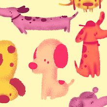 Dogs. Design, and Traditional illustration project by Jotaká - 06.18.2013