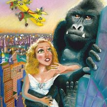KING KONG . Ilustrasi tradisional, Iklan, Dan Desain proyek oleh Colortown Art - 06.19.2013