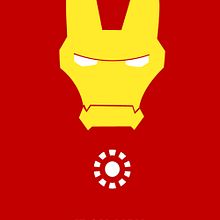 Cartel Minimalista Iron Man. Design project by Javi Rodríguez - 06.20.2013