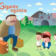 Cuento infantil interactivo "El Gigante Egoísta". Projekt z dziedziny Design, UX / UI, Programowanie, Trad, c i jna ilustracja użytkownika Cristina Rodríguez Gallego - 23.06.2011